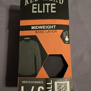 RedHead Elite Midweight Base Layer in Orange and Black
